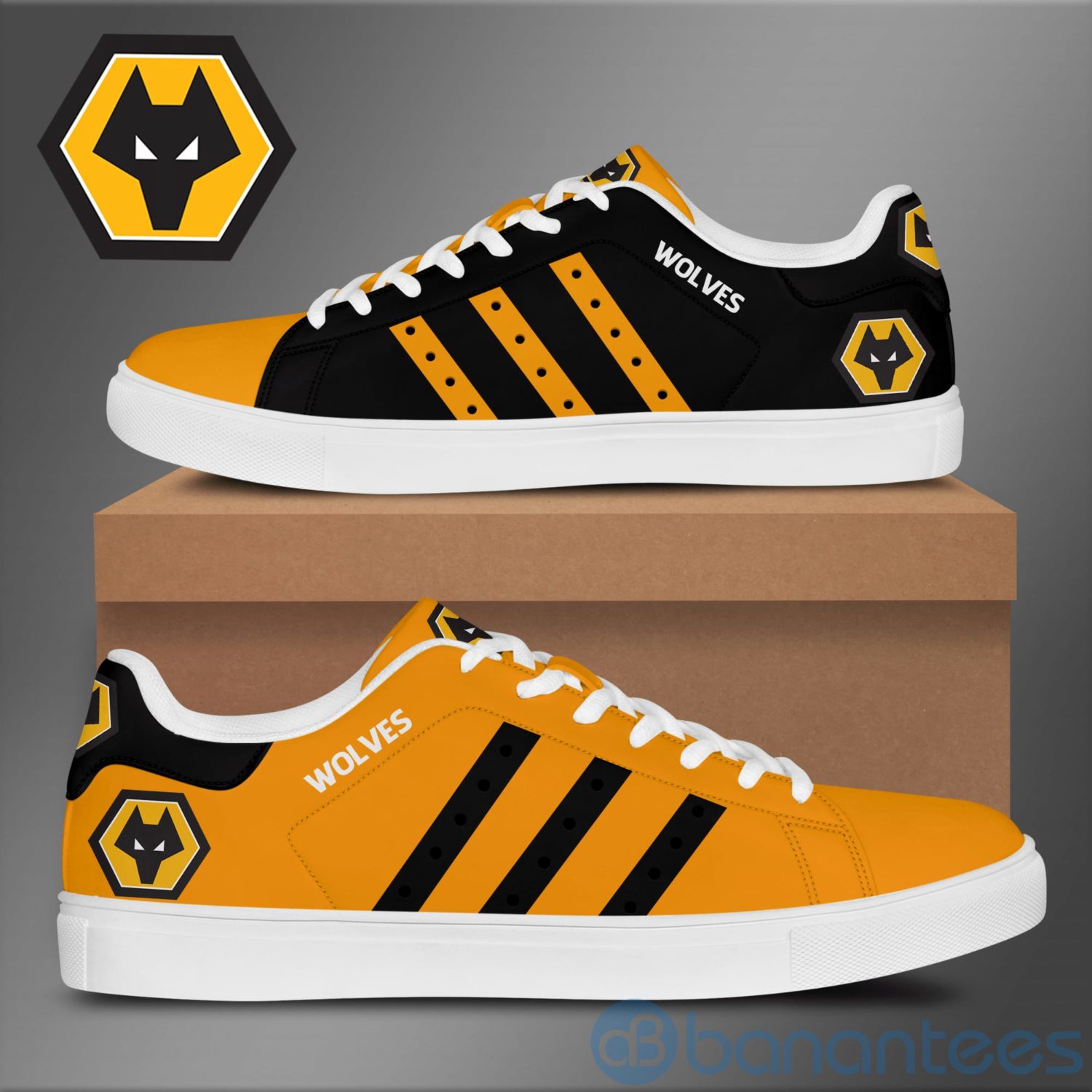 wolerhampton-wanderers-black-and-orange-low-top-skate-shoes-1-k6GiY.jpg Wolerhampton Wanderers Black And Orange Low Top Skate Shoes Product Photo