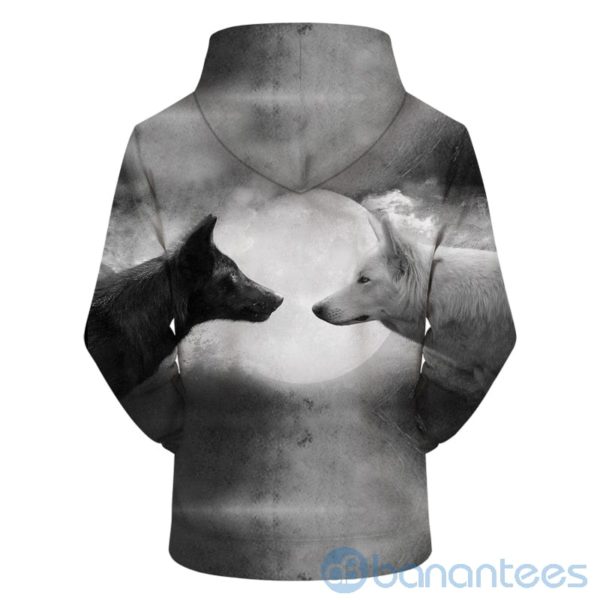 Wolf Moon All Over Printed 3D Hoodie Product Photo