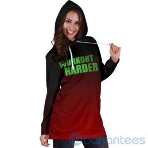 Workout Harder Hoodie Dress For Women Product Photo