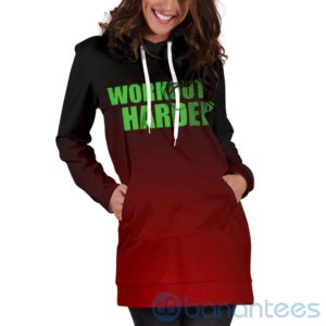 Workout Harder Hoodie Dress For Women Product Photo