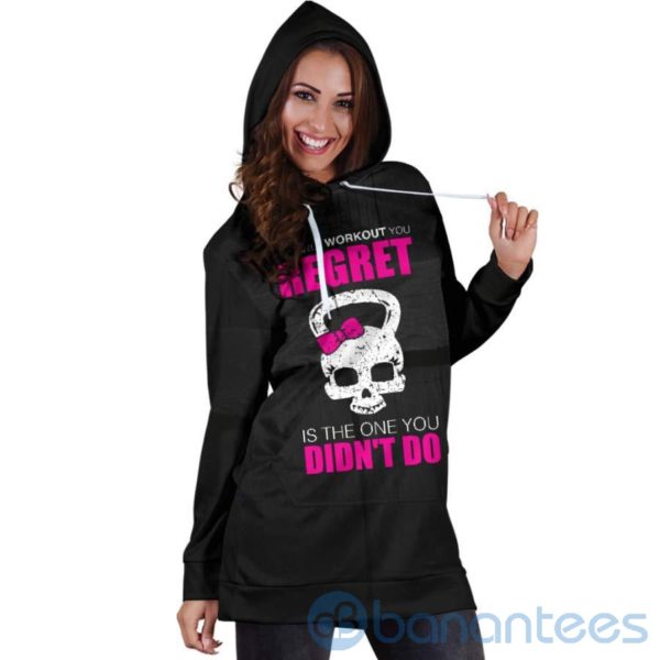 Workout You Regret Hoodie Dress For Women Product Photo
