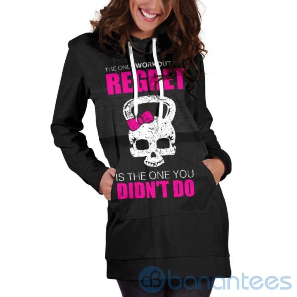 Workout You Regret Hoodie Dress For Women Product Photo