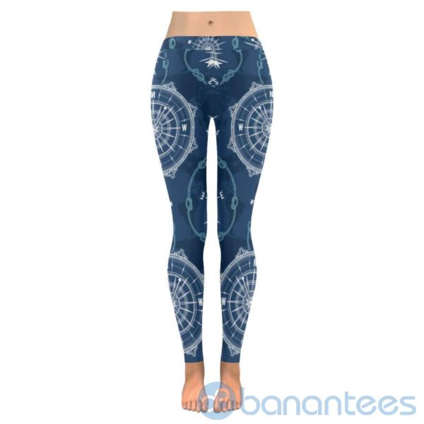 World Map Compass Leggings For Women Product Photo