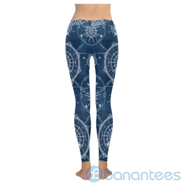 World Map Compass Leggings For Women Product Photo