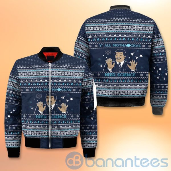 Y'all Mothackas Need Science Christmas All Over Printed 3D Shirt Product Photo