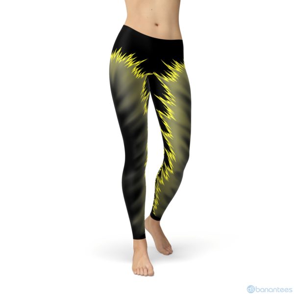 Yellow Aura Leggings For Women Product Photo