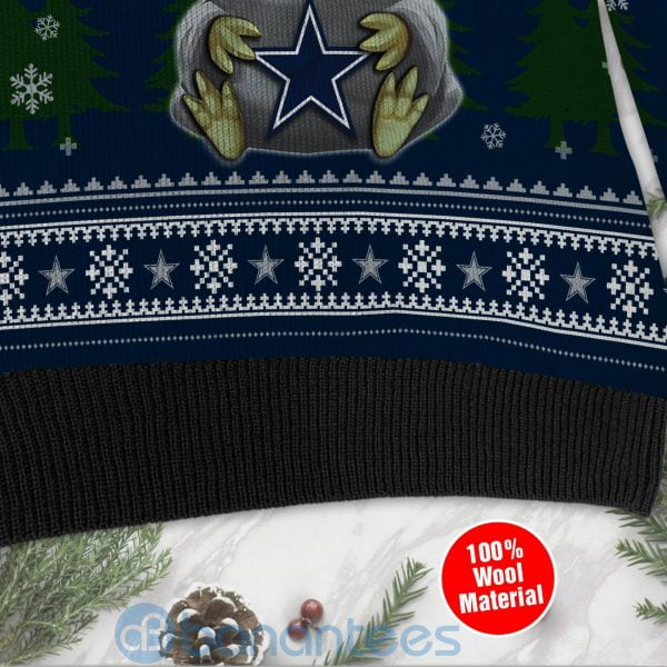 Yoda Baby Love Dallas Cowboys Ugly Christmas 3D Sweater Product Photo
