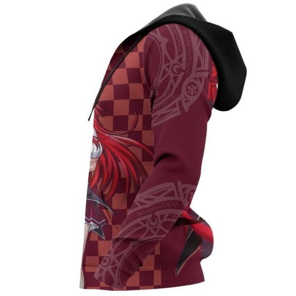 Rias Gremory Hoodie Anime All Over Print Hoodie | Jacket Bomber | Zip Product Photo