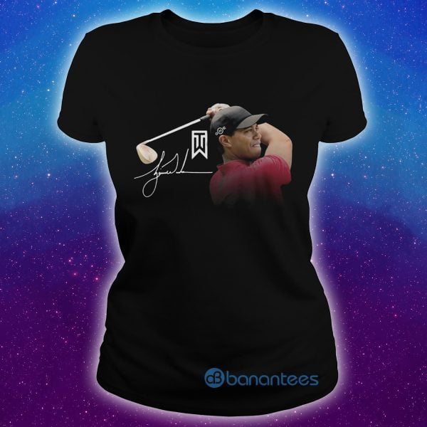 Tiger Woods Master Golf Signature Shirt Product Photo