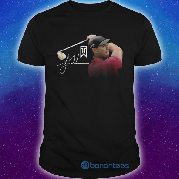 Tiger Woods Master Golf Signature Shirt Product Photo