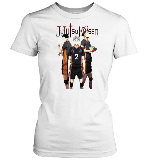 Jujutsu Kaisen Anime Haikyuu Character Shirt Product Photo