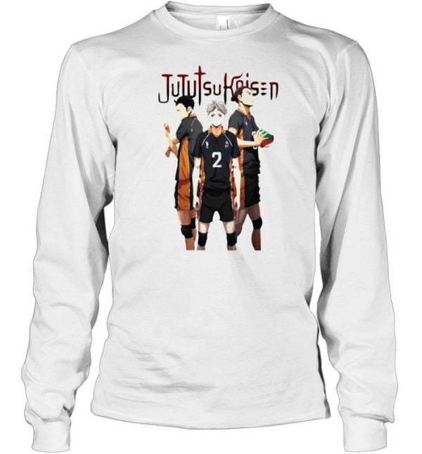 Jujutsu Kaisen Anime Haikyuu Character Shirt Product Photo