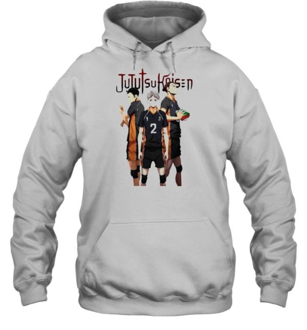 Jujutsu Kaisen Anime Haikyuu Character Shirt Product Photo