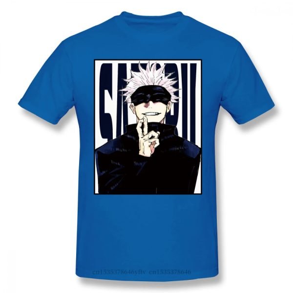 Satoru Gojo Jujutsu Kaisen Itadori Megumi Fushiguro Anime Homme T Shirt Product Photo