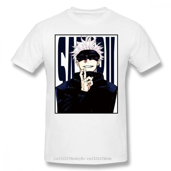 Satoru Gojo Jujutsu Kaisen Itadori Megumi Fushiguro Anime Homme T Shirt Product Photo