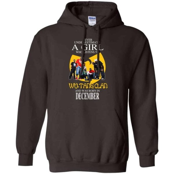 A Girl Who Listens To Wu Tang Clan And Was Born In December T Shirts Hoodie Birthday Gift Product Photo
