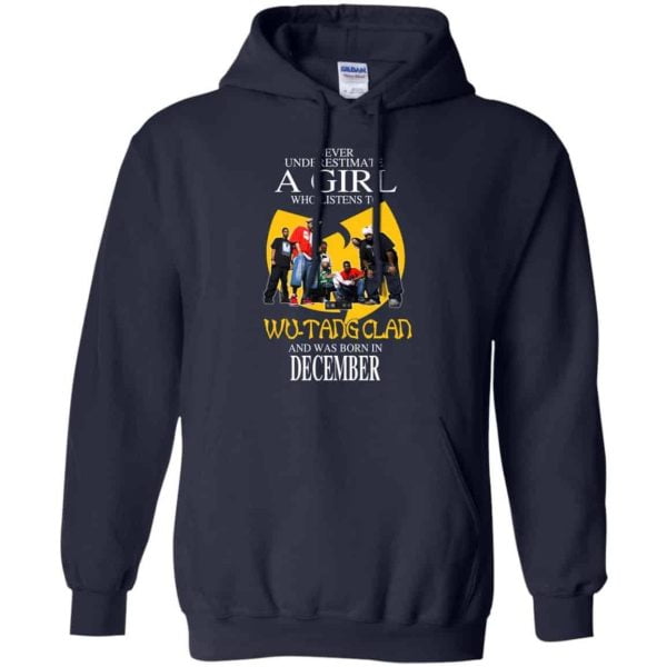 A Girl Who Listens To Wu Tang Clan And Was Born In December T Shirts Hoodie Birthday Gift Product Photo