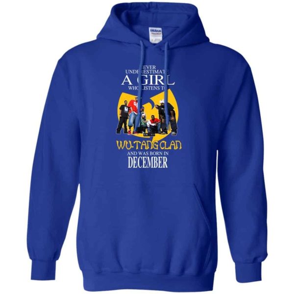 A Girl Who Listens To Wu Tang Clan And Was Born In December T Shirts Hoodie Birthday Gift Product Photo