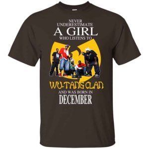 A Girl Who Listens To Wu Tang Clan And Was Born In December T Shirts Hoodie Birthday Gift Product Photo