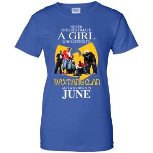 A Girl Who Listens To Wu Tang Clan And Was Born In June T Shirts Hoodie Birthday Gift Product Photo