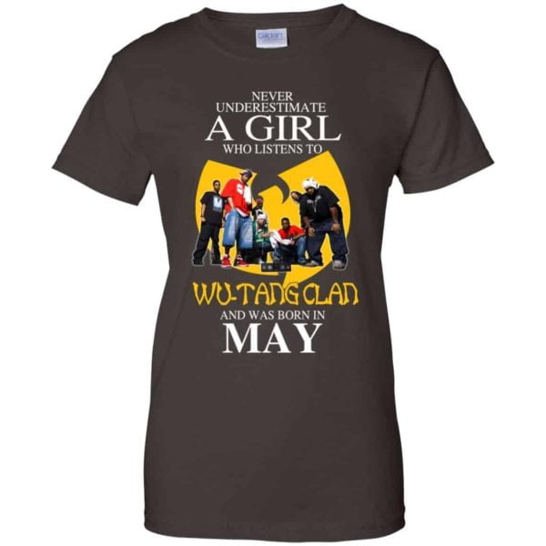 A Girl Who Listens To Wu Tang Clan And Was Born In May T Shirts Hoodie Birthday Gift Product Photo