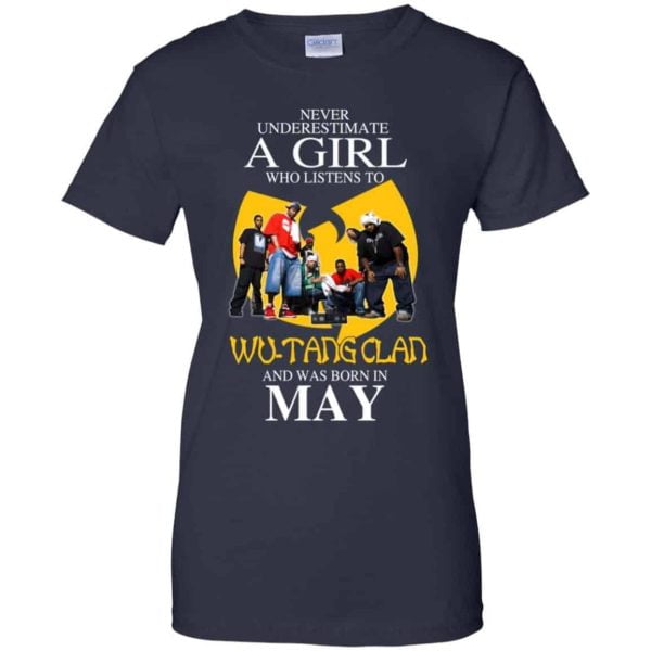 A Girl Who Listens To Wu Tang Clan And Was Born In May T Shirts Hoodie Birthday Gift Product Photo