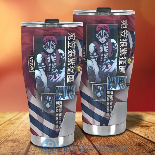 Akaza Custom Demon Slayers Anime For Fans Tumbler Product Photo