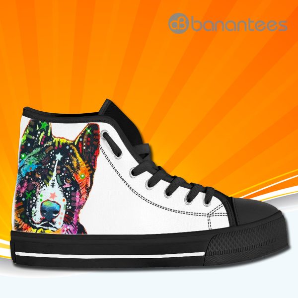 Akita Dog Animal Cute High Top Canvas Shoes Sneakers Custom Shoes Product Photo