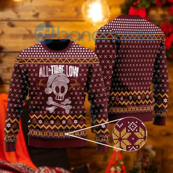 All Time Low All Over Printed Ugly Christmas Sweaters Product Photo