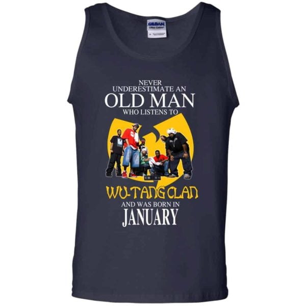 An Old Man Who Listens To Wu Tang Clan And Was Born In January T Shirts Hoodie Birthday Gift Product Photo