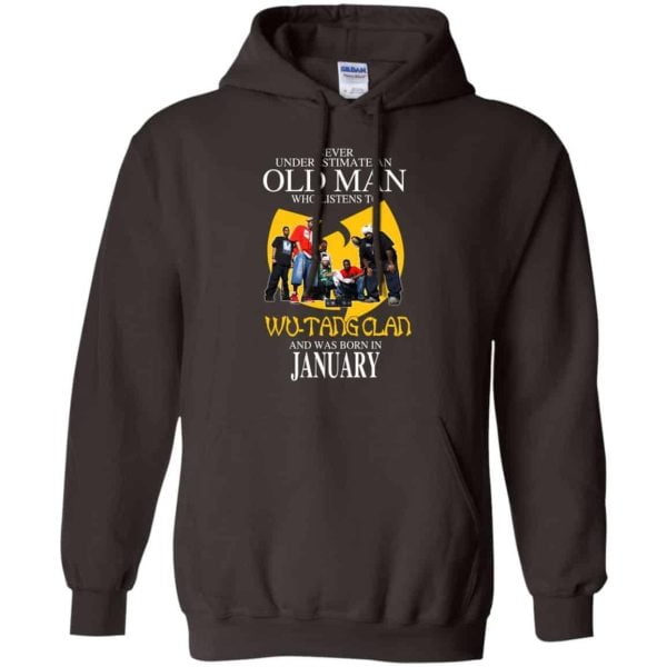 An Old Man Who Listens To Wu Tang Clan And Was Born In January T Shirts Hoodie Birthday Gift Product Photo