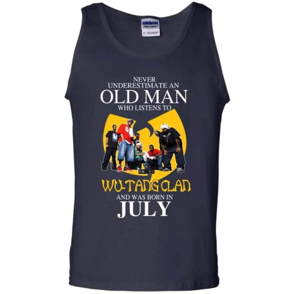 An Old Man Who Listens To Wu Tang Clan And Was Born In July T Shirts Hoodie Birthday Gift Product Photo