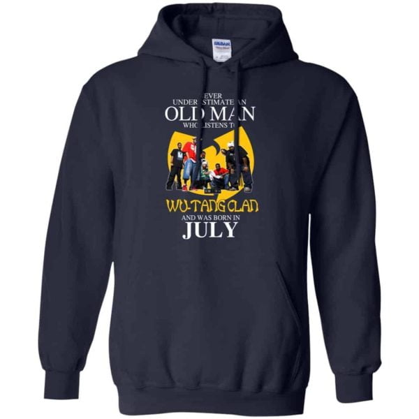 An Old Man Who Listens To Wu Tang Clan And Was Born In July T Shirts Hoodie Birthday Gift Product Photo