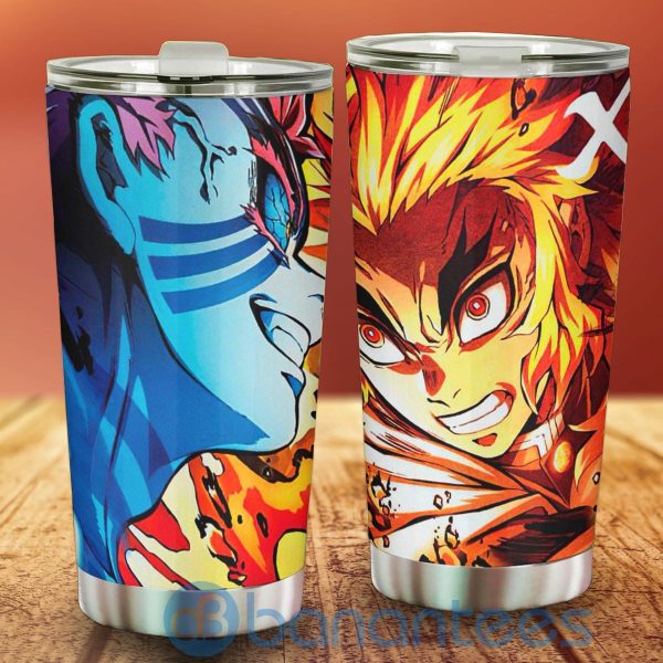 Anime Tumbler Demon Slayer Rengoku And Akaza For Fans Product Photo