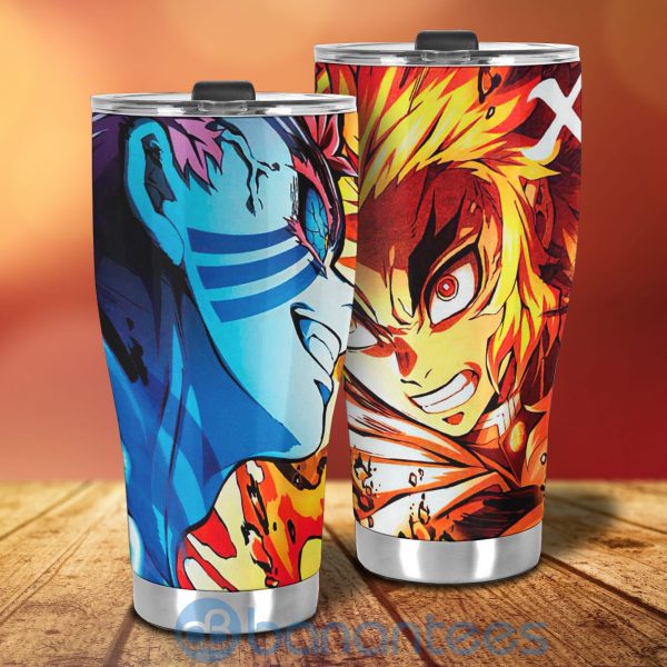Anime Tumbler Demon Slayer Rengoku And Akaza For Fans Product Photo