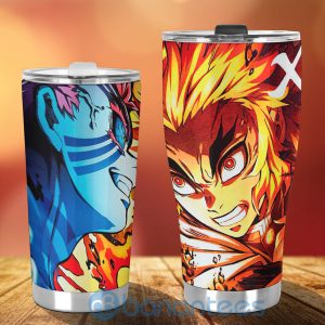 Anime Tumbler Demon Slayer Rengoku And Akaza For Fans Product Photo