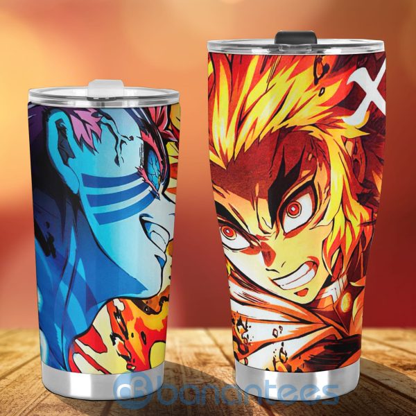 Anime Tumbler Demon Slayer Rengoku And Akaza For Fans Product Photo