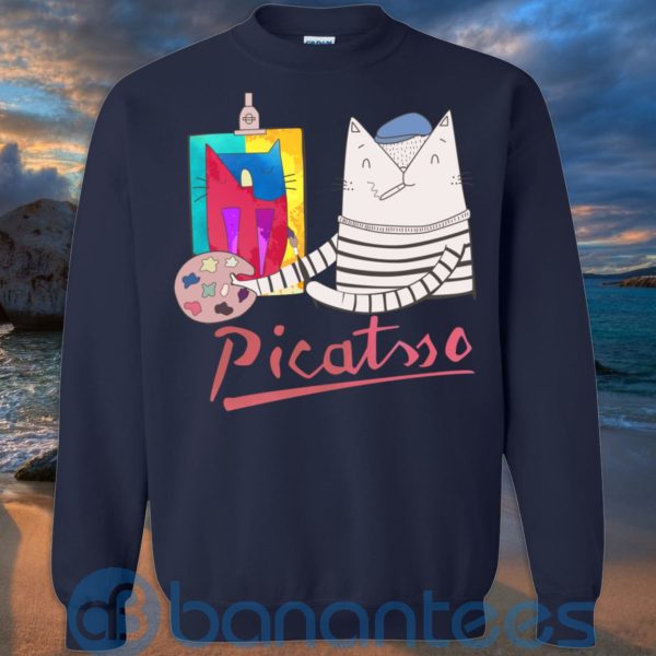 Art Picatsso Cat Lover T Shirt Hoodie Sweatshirt Product Photo