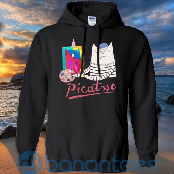 Art Picatsso Cat Lover T Shirt Hoodie Sweatshirt Product Photo