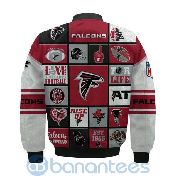 Atlanta Falcons Custom Name Bomber Jacket Product Photo