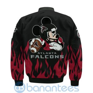 Atlanta Falcons Football Team Logo Disney Mickey Custom Name Bomber Jacket Product Photo