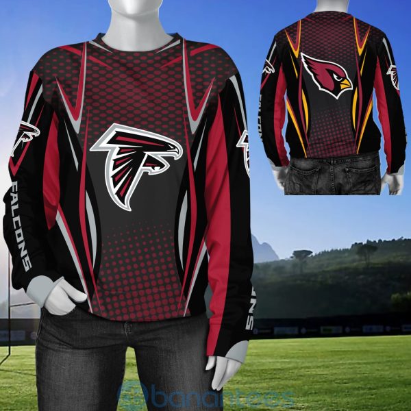 Atlanta Falcons NFL American Football Sporty Design 3D All Over Printed Shirt Product Photo