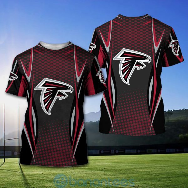 Atlanta Falcons NFL American Football Sporty Design 3D All Over Printed Shirt Product Photo