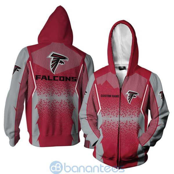 Atlanta Falcons NFL Football Team Custom Name 3D All Over Printed Shirt For Fans Product Photo