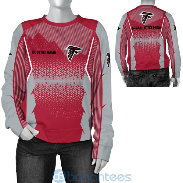 Atlanta Falcons NFL Football Team Custom Name 3D All Over Printed Shirt For Fans Product Photo