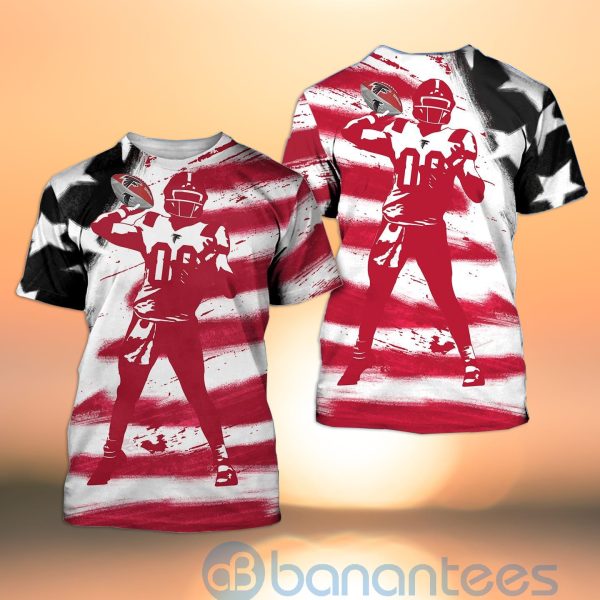 Atlanta Falcons NFL Team Water Color 3D All Over Printed Shirt Product Photo