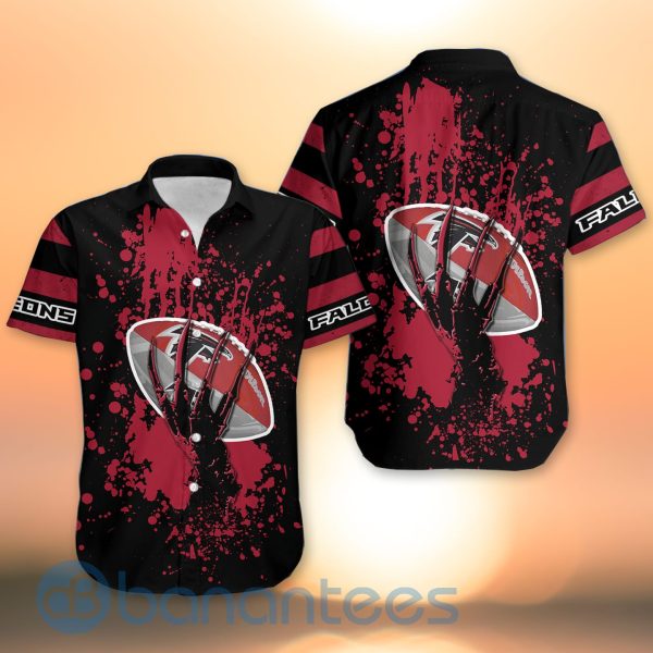 Atlanta Falcons Skull Hand NFL Football Team Logo Ball 3D All Over Printed Shirt Product Photo