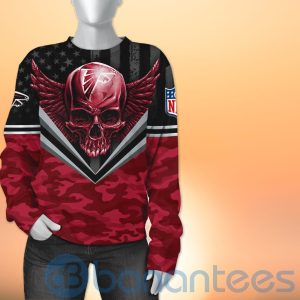 Atlanta Falcons Skull Wings 3D All Over Printed Shirt Product Photo