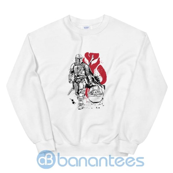 Baby Yoda And The Mandalorian Sweatshirt Product Photo