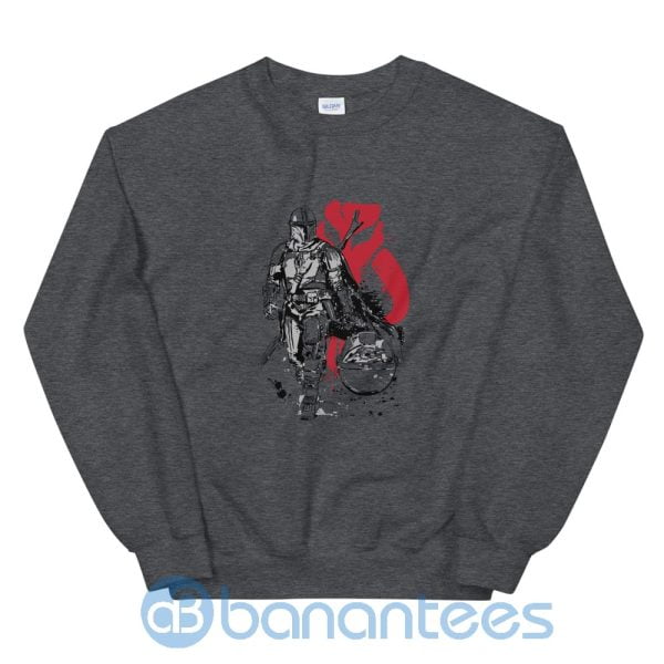 Baby Yoda And The Mandalorian Sweatshirt Product Photo